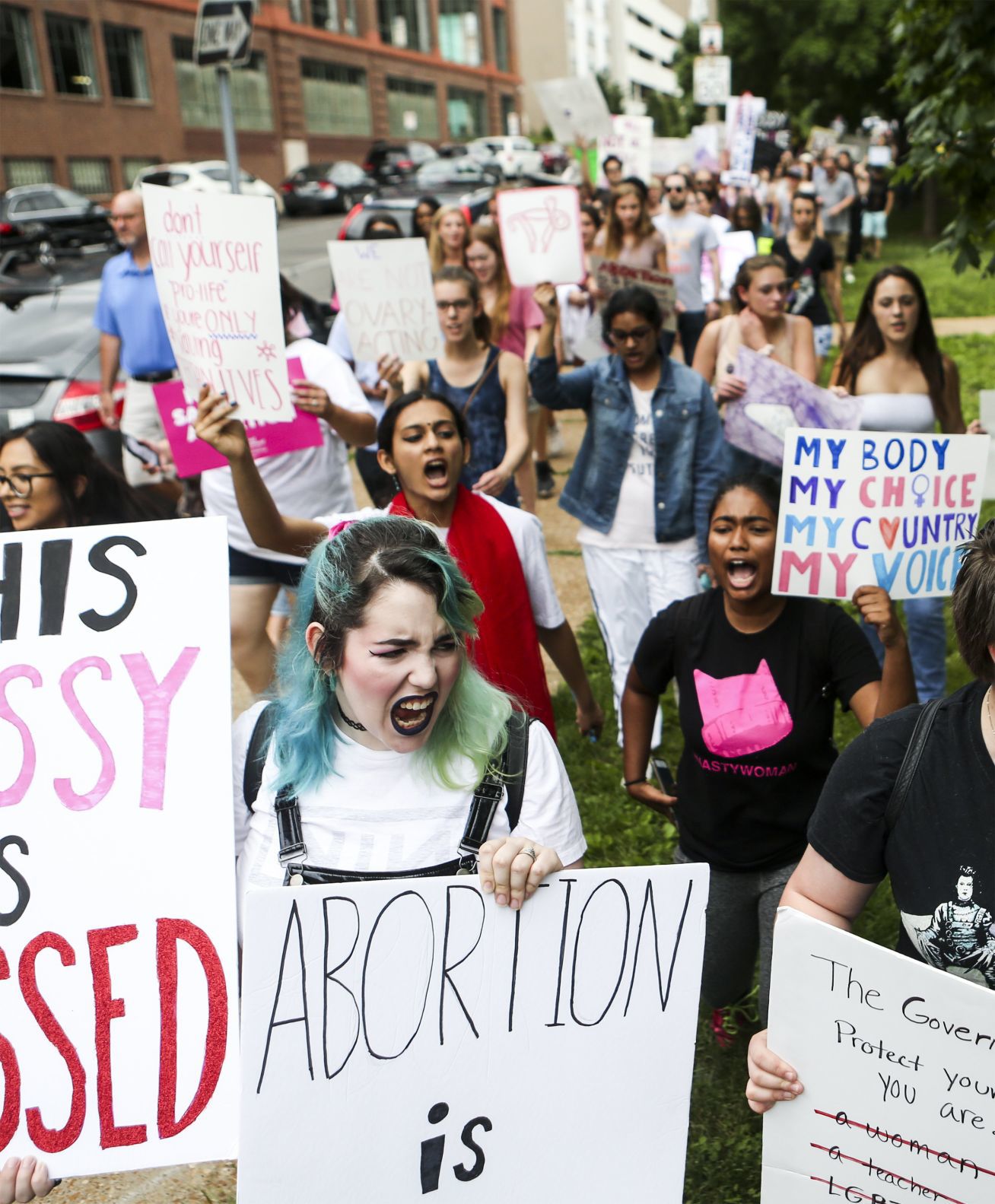 2019 - Abortion rights protest in downtown